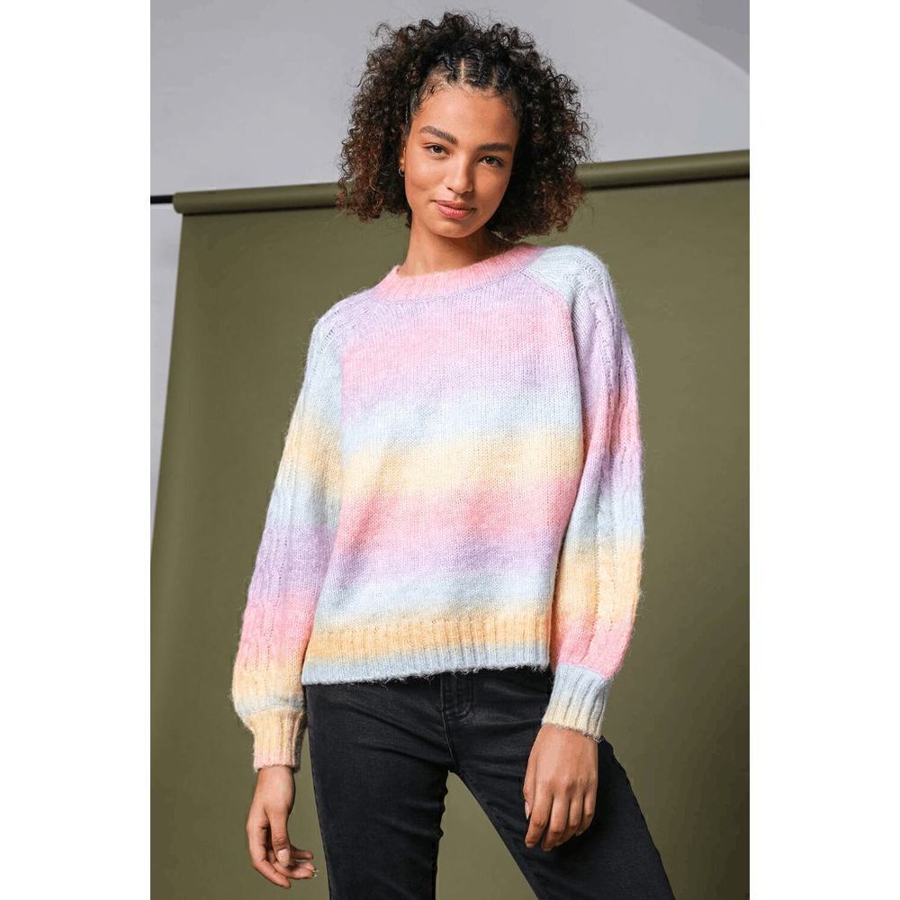 Ombré Rainbow Sweater Boutique Brand Wool Blend